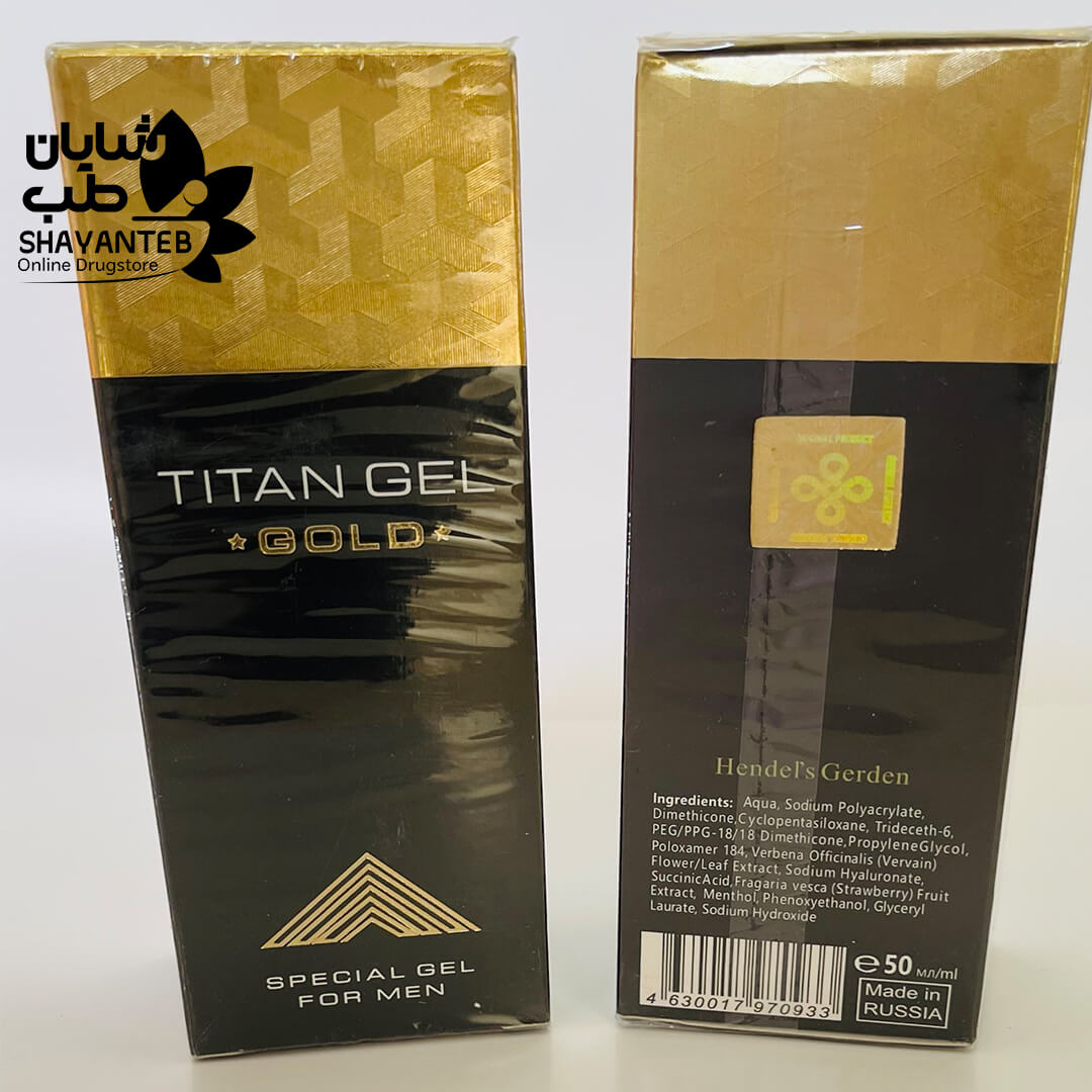 قیمت ژل تیتان طلایی