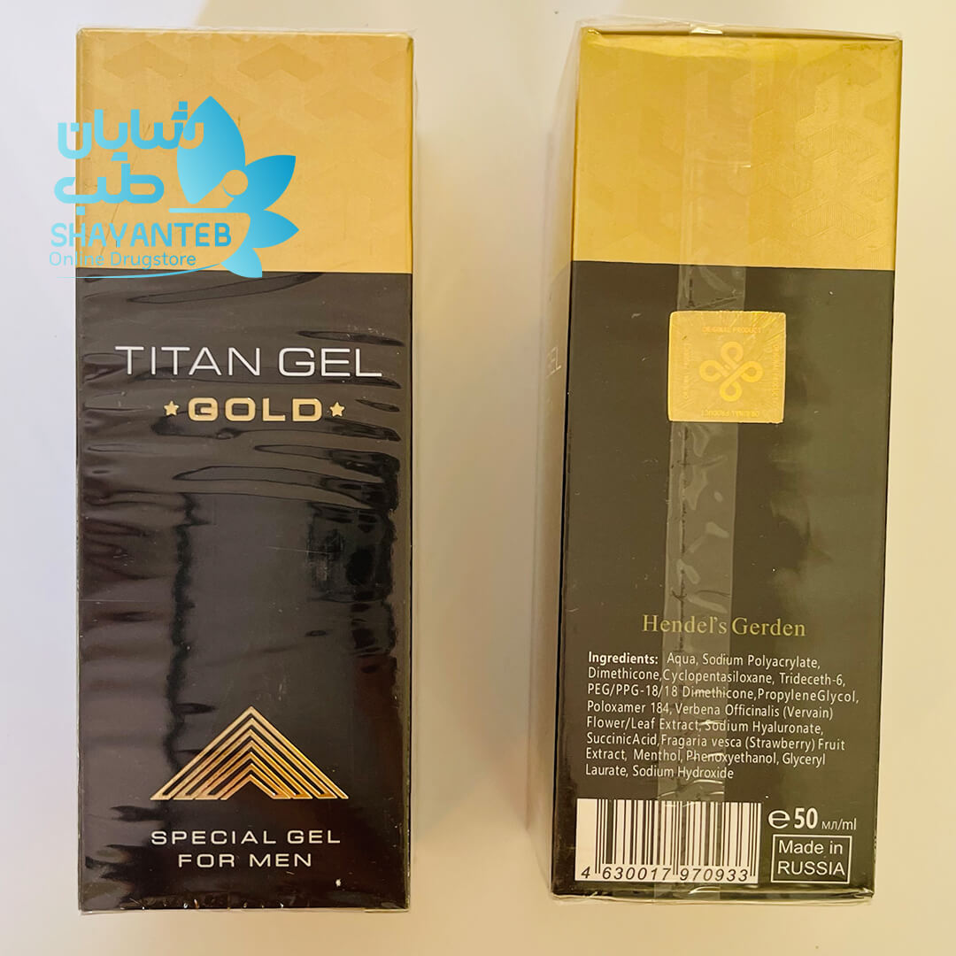 فرق ژل تیتان قرمز و طلایی